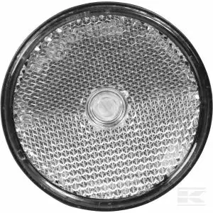 Reflex rund vit Ø60mm 2 st - Andra traktortillbehör - 8719493194913 - 1