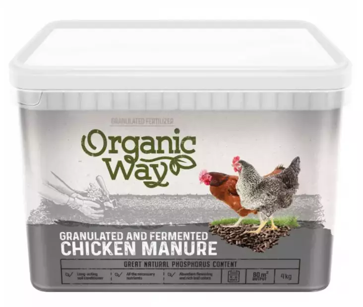 Kycklinggödsel 4 kg - Jord och gödselmedel - 4770168908123 - 1