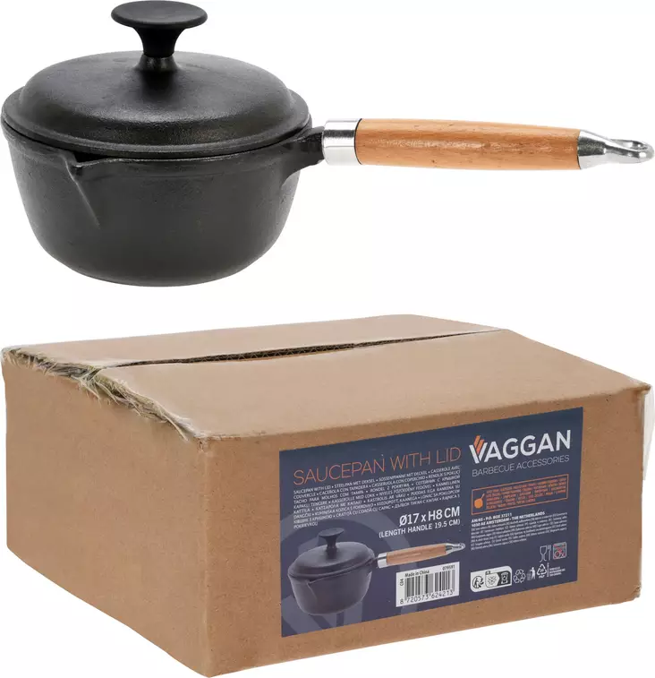 Grytan med lock i gjutjärn - Grilltillbehör - 8720573624213 - 1