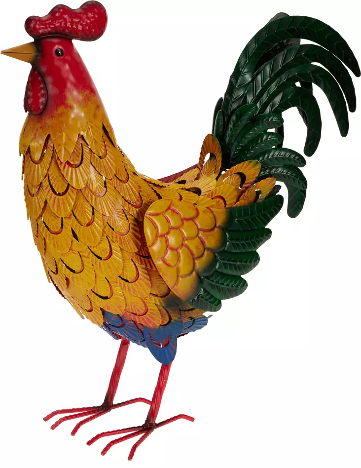 Kukko trädgårdsstaty 45 cm - Trädgårdsskulpturer, dekorationer - 8721037871143 - 1