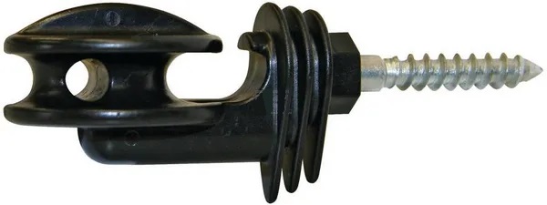 Vinkelmejsel, 8 mm träskruv, 6 st - Isolatorer - 4018653020593 - 1