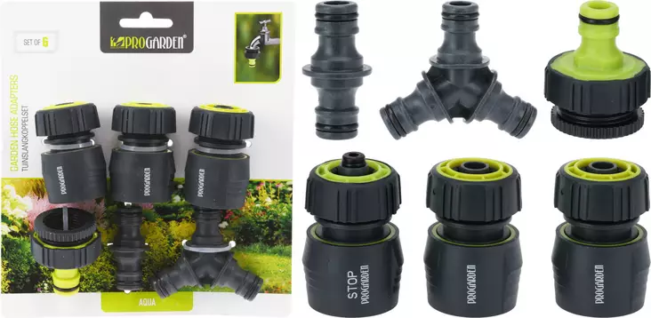 Slangkopplingssats 6-delar - Slangkopplingar - 8721037336123 - 1