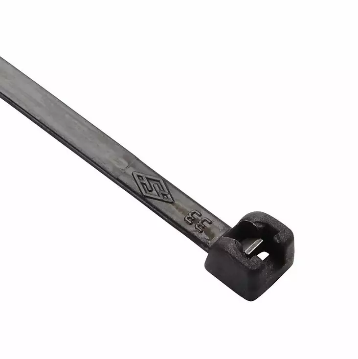 Svart klämma 280x3,5mm 100st - Kabelband - 8014748302243 - 1