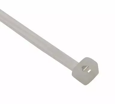 Vit kabelbindare 140x3,5mm 100st - Kabelband - 8014748301963 - 1