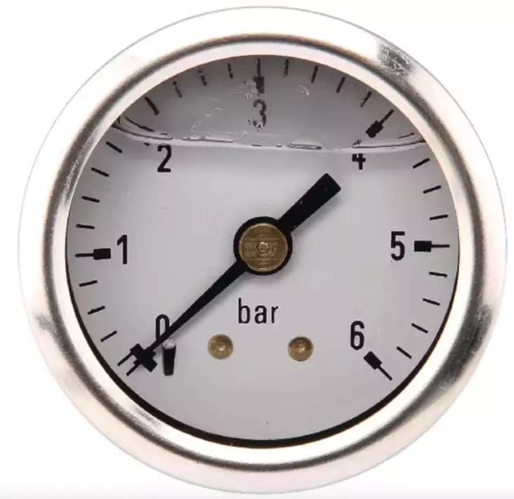 Tryckmätare Ø40mm 0-6bar 1/8 anslutning - Tryckmätare - 8719593254913 - 1
