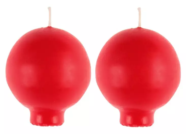 Polar golvljus med ställning röd - Ljusstakar - 6410416114613 - 1