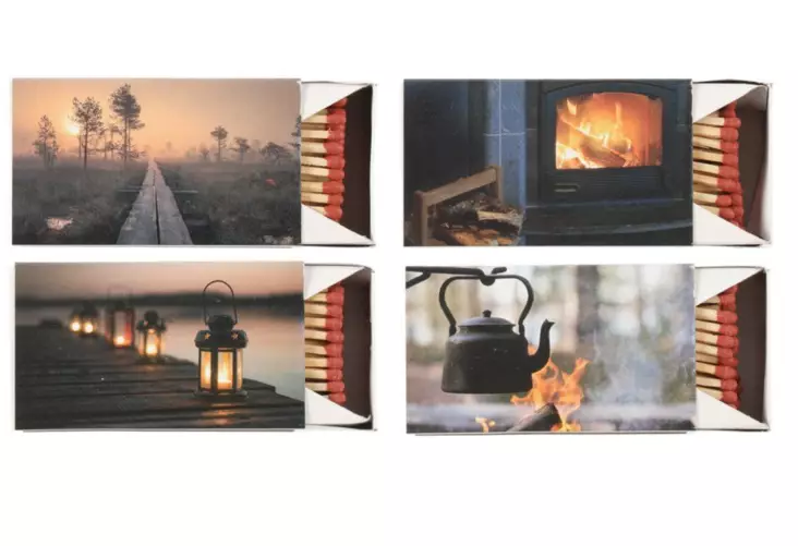 Polar Tändstickor 40 st höstmotiv - Kaffebryggare och tillbehör - 6410416376783 - 1