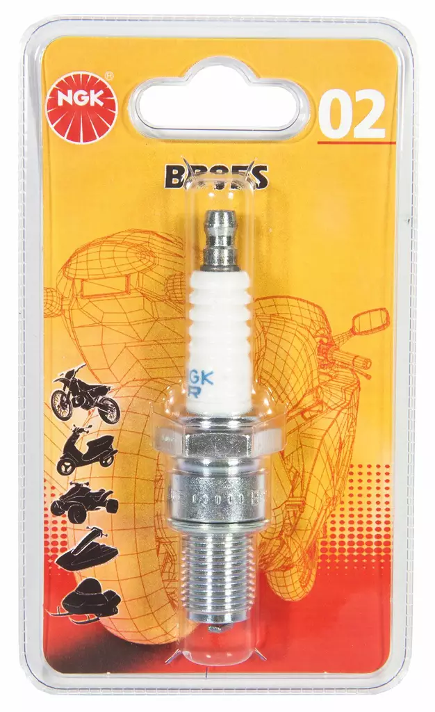 Tändstift BR9ES röd nr 2 - Tändstift - 0087295050613 - 1