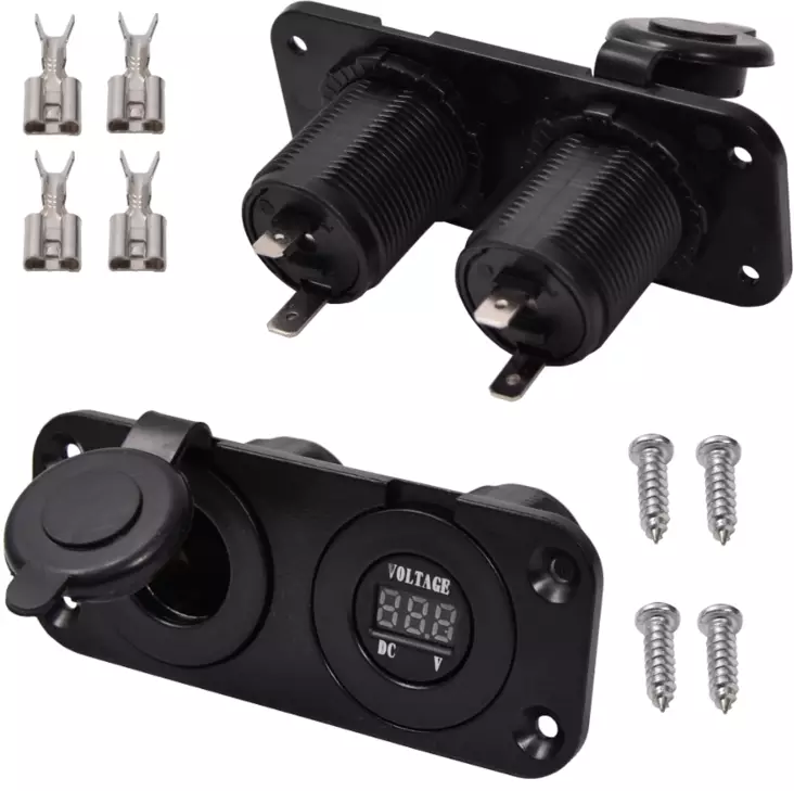 Tändare för cigaretter + spänning 9-28V - Bilbelysning och elektriska tillbehör - 6438152082843 - 1