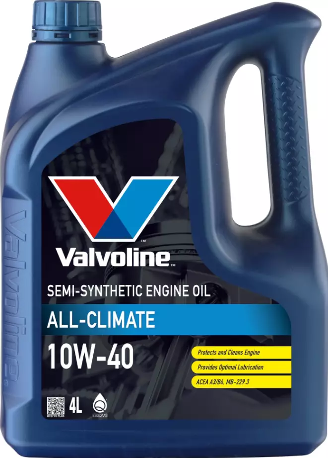 Valvoline All Climate 10W-40 motorolja 4L - Bilkemikalier - 8710941022413 - 1