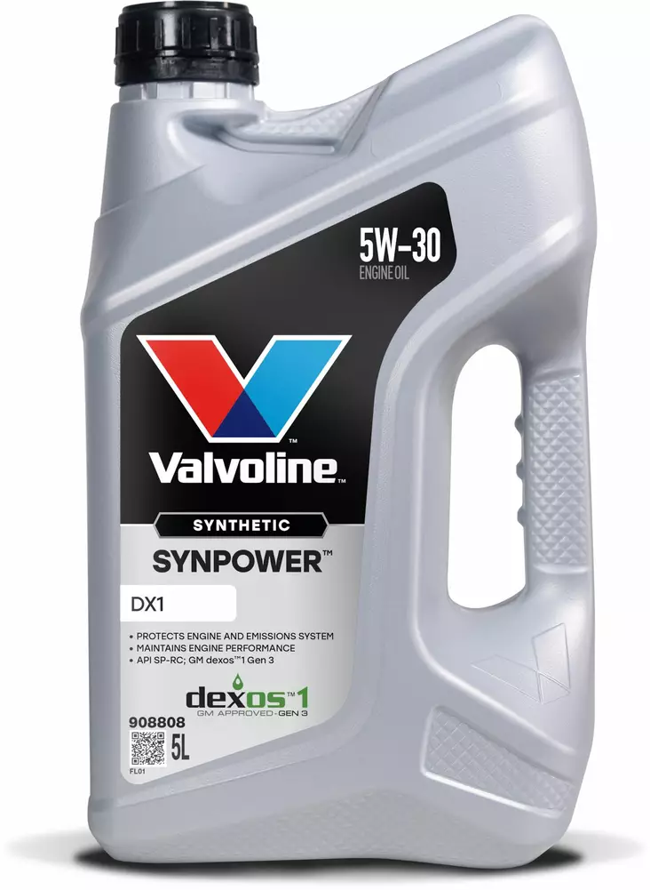Valvoline SynPower DX1 5W-30 motorolja 5 l - Motoroljor - 8710941018263 - 1