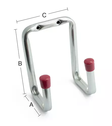 Habo förvaringskrok galvaniserad - Väggkrokar, klädhängare - 7317900113284 - 1