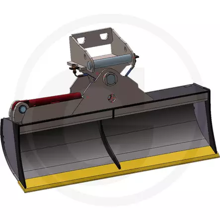 Vinklad planeringsskopa 3,8-5,5 t för grävmaskiner med MS03-fäste - Skopor och tillbehör - gr00000000414 - 1