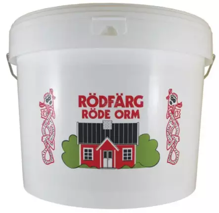 Köksfärg Röde Orm röd 10 liter - Utomhusfärger - 7392137185174 - 1