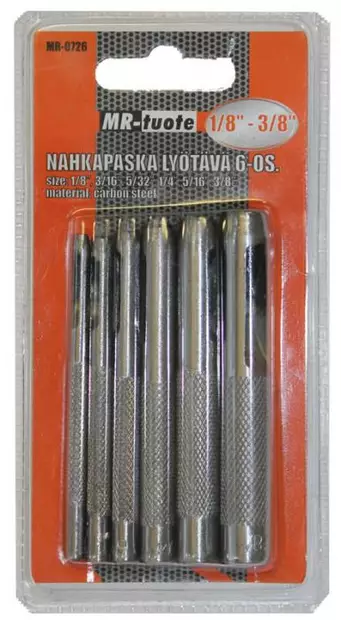 Läderpasta slagset 6-dela - Andra handverktyg - 6430013067624 - 1