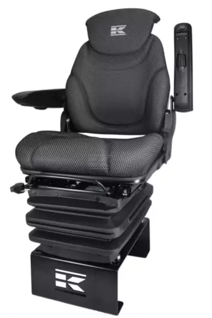 K-Lux luftfjädrat säte 490mm 12V - Traktorsäten - 8719493533774 - 1