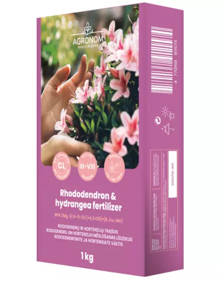 Rhododendron- och Hortensia-gödsel 1kg - Jord och gödselmedel - 4770168911574 - 1