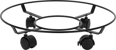 Köksunderlägg för krukor med hjul i metall - Krukor, vaser, korgar - 8720573744454 - 1