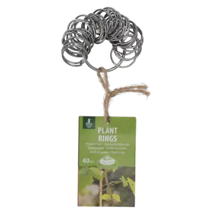 Metallring för växter 40 st/förpackning - Växtstöd - 8714982209604 - 1