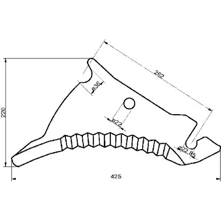 Presskniv 410 x 220 mm - Balpressar - 8719493937404 - 2