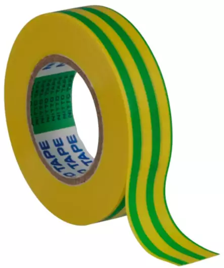 Eltejp Nitto 21A 15mm/10m Gul-grön - Tejper - 5411512201284 - 1