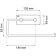 Habo Toalettpappershållare Angle RST - Badrumstillbehör - 7317901003874 - 2