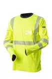 Hi-Vis långärmad varseltröja gul - Sommararbetskläder - 6418326436214 - 2