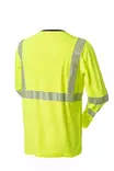 Hi-Vis långärmad varseltröja gul - Sommararbetskläder - 6418326436214 - 3