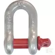 D-schackel heavy duty 1/2" 2000 kg - Fästen - 4250077100684 - 1