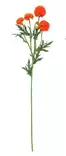 Krysantemum boll 61 cm orange - Hobbyartiklar - 6410416575384 - 2