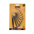 Finbullet insexnyckelsats 10-delad 2-10 mm - Andra handverktyg - 6430017701944 - 1