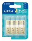 Airam Puhti batteri LR6 AA 4-pack - Batterier, testare - 6435200194664 - 1