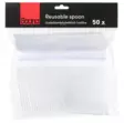 Återanvändbar sked klar 20 st - Engångsartiklar - 6410416517834 - 1