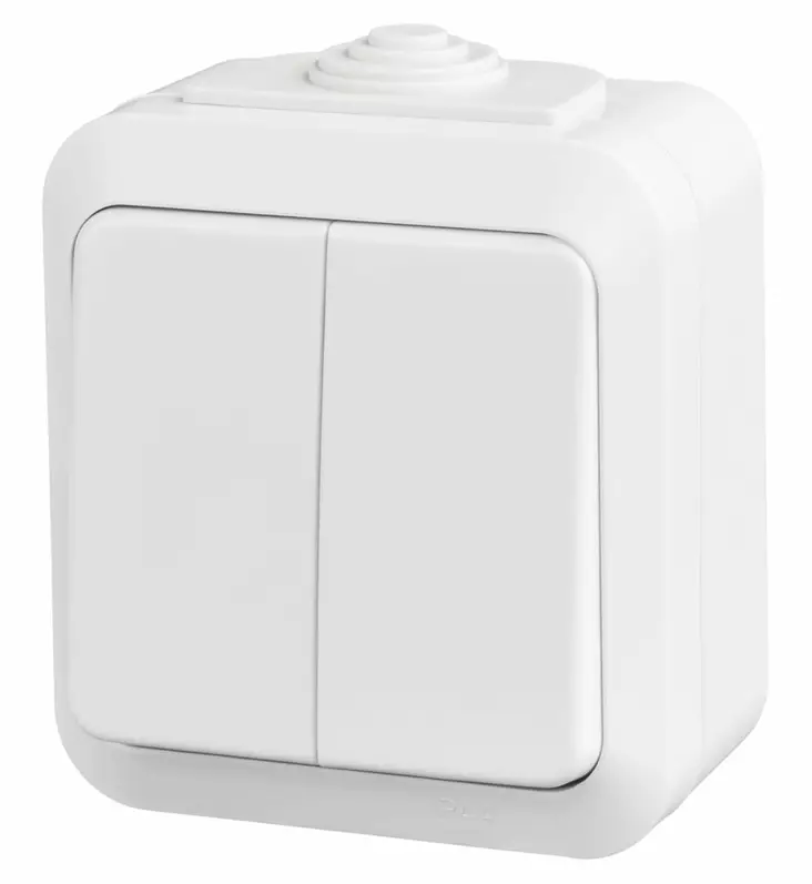 Airam strömbrytare krona 5 IP44 väggmonterad. - Brytare - 6435200204394 - 1