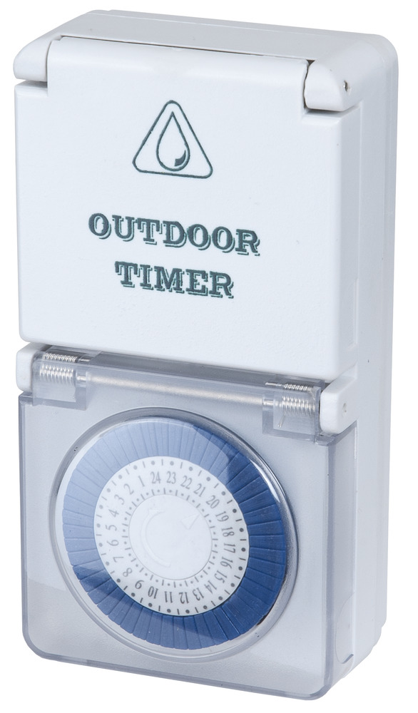 Timer mini 24h IP44 - Tidsur, sensorer - 6435200256874 - 1