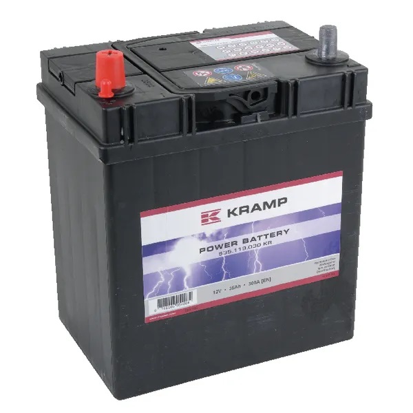 Batteri Kramp 12V 35Ah 300A - Startbatterier - 8716106054084 - 1