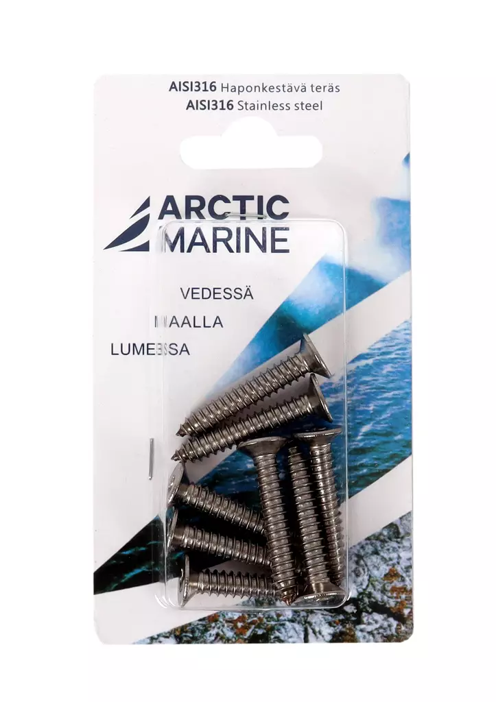 Arctic Marine plattskruv 6,3 mm - Skruvar och spikar - 6430045421944 - 1