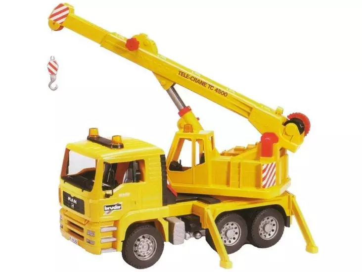 Bruder MAN lastbil med kran - Bruder arbetsmaskinsleksaker - 4001702027544 - 1