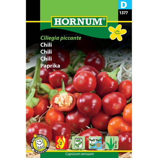 Chili 'Cherry Bomb' - Frön och sättpotatisar. - 5708787013774 - 1