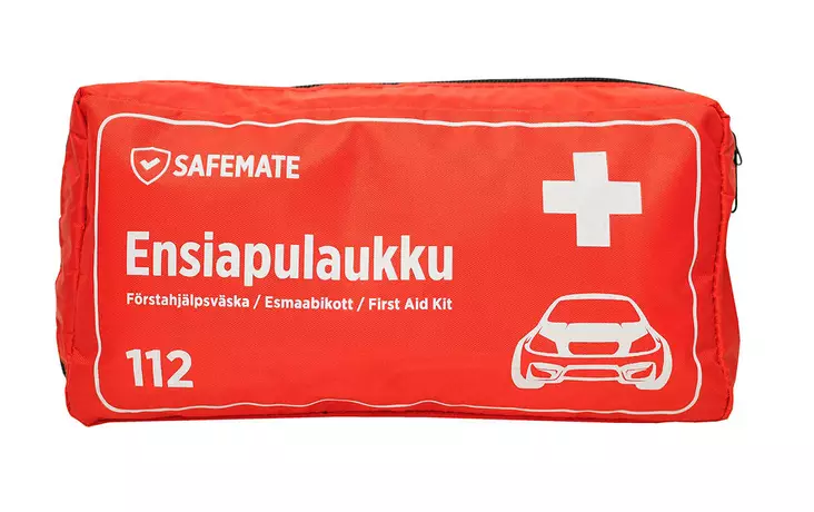 Första hjälpen kit DIN13164 röd - Säkerhetsprodukter - 6418536008584 - 1