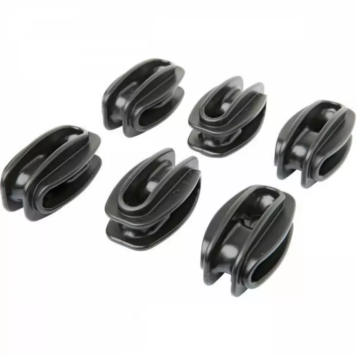 Farma kantfäste för rep 6 st - Isolatorer - 8716106849994 - 1