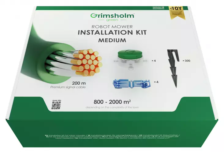 Grimsholm installationskit Medium 100 meter - Gräsklippare - 7350076763204 - 1