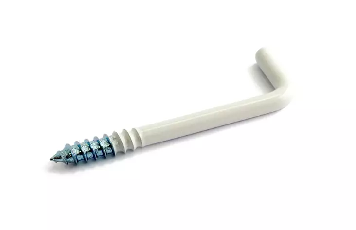 Habo hörnklämma 7 förzinkad och vit - Öglebultar, S-krokar m.m. - 7317900019944 - 1