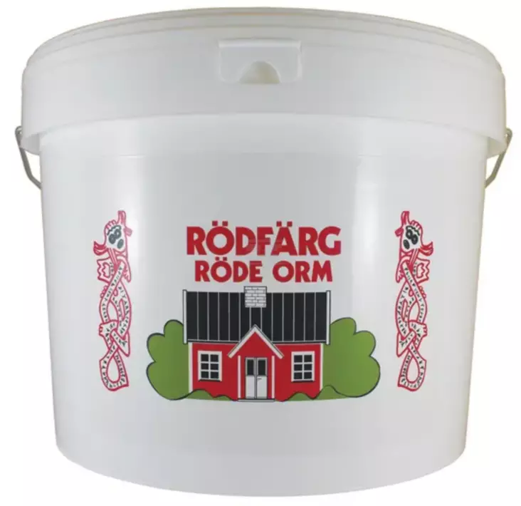Köksfärg Röde Orm röd 10 liter - Utomhusfärger - 7392137185174 - 1