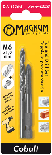 Gängstångs-/borrbits-set M4 - Gängverktyg - 6418868968044 - 1