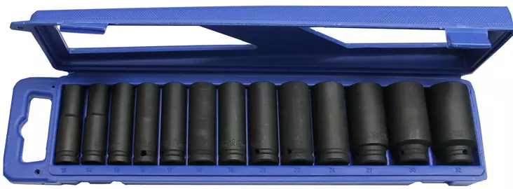 Hylsnyckelsats 1/2" 13-delar - Hylsor och satsar - 6430074693794 - 1