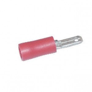 Plattkontakt hane röd. 6,3 x 0,8 mm 0,5-1,0 mm2 6 st - Kontakter - 8716106124954 - 1
