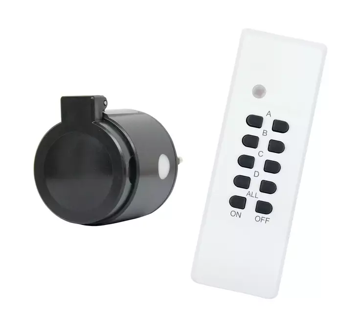 Trådlös kontaktuttagssats 3600W IP44 - Tidsur, sensorer - 6435200268334 - 1