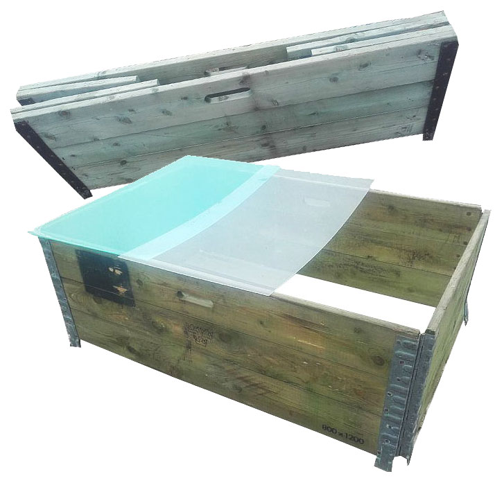 Kragelåda / odlingslåda begagnad HÖG - Utrangerad utrustning - lavakaulus4 - 1