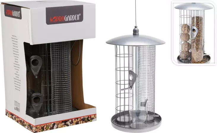 3-delad fågelmatare - Fågelbrädor och holkar - 8719987589874 - 1